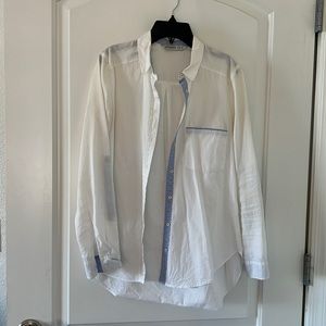 White Zara Button Up